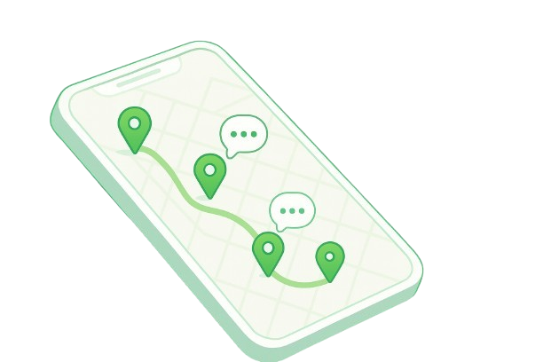 ارسال پیامک مکانمحور روی نقشه